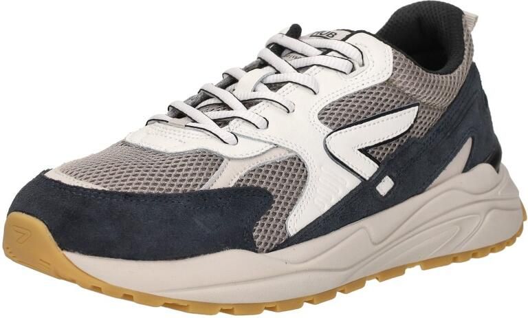 HUB Grid M37 suède sneakers grijs groen wit - Foto 6