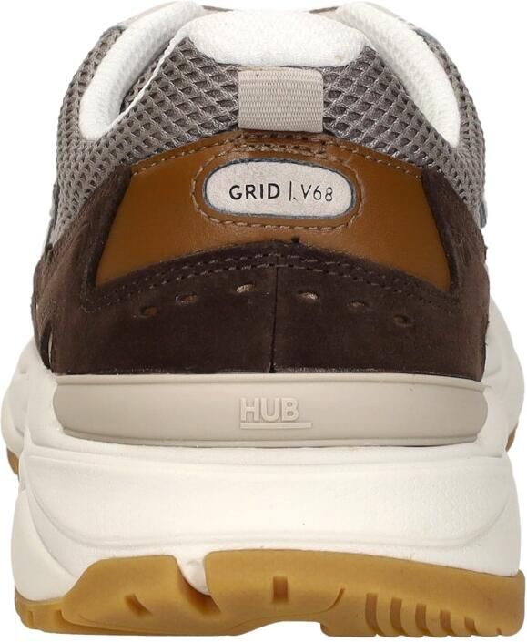 Hub GRID Almond Brown Off White Mesh Heren - Foto 5
