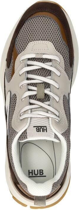 Hub GRID Almond Brown Off White Mesh Heren - Foto 8