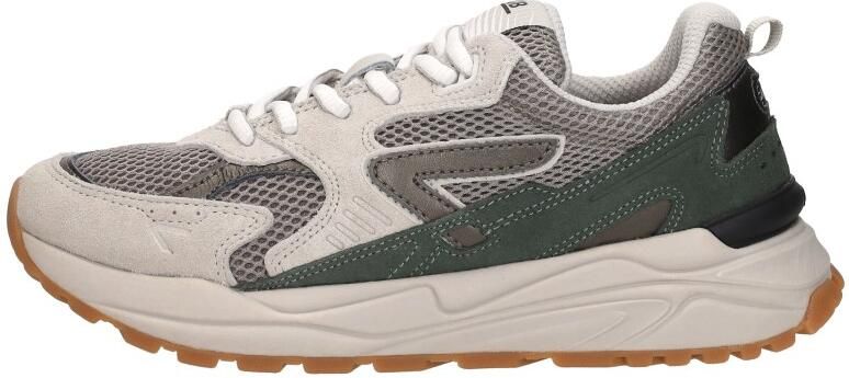 Hub Dames Lage sneakers Chunky zool Grid S48 Beige Suède - Foto 4