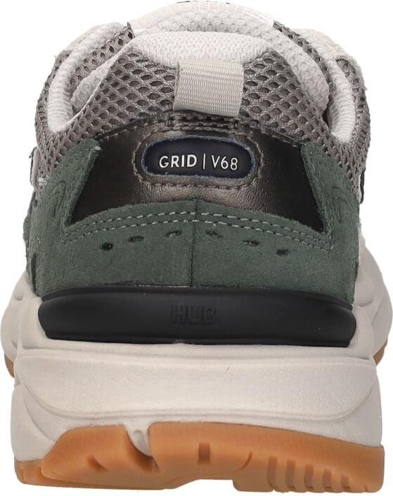 Hub Dames Lage sneakers Chunky zool Grid S48 Beige Suède - Foto 6