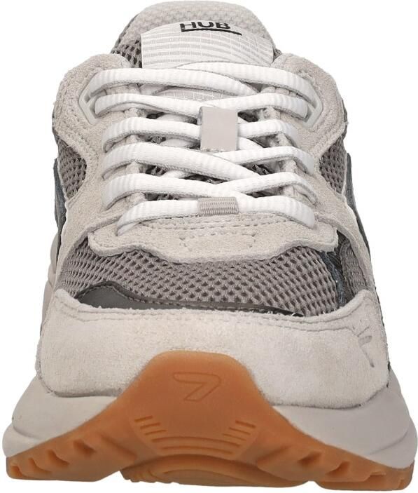 Hub Dames Lage sneakers Chunky zool Grid S48 Beige Suède - Foto 5