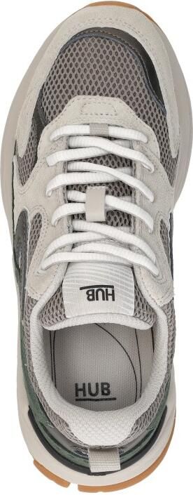 Hub Dames Lage sneakers Chunky zool Grid S48 Beige Suède - Foto 10