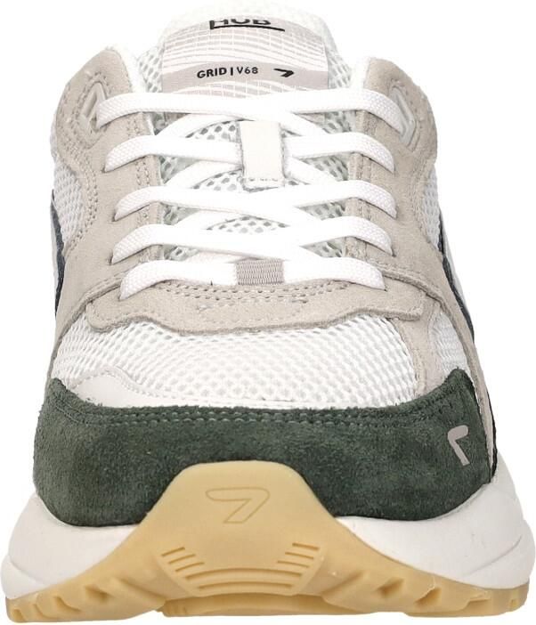 Hub Grid | off white sage green Wit Suede Lage sneakers Heren - Foto 4