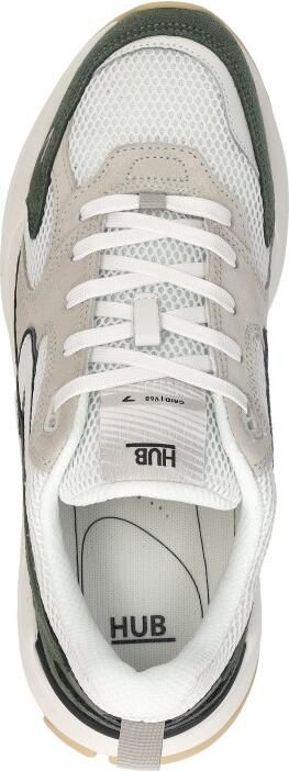 Hub Grid | off white sage green Wit Suede Lage sneakers Heren - Foto 8