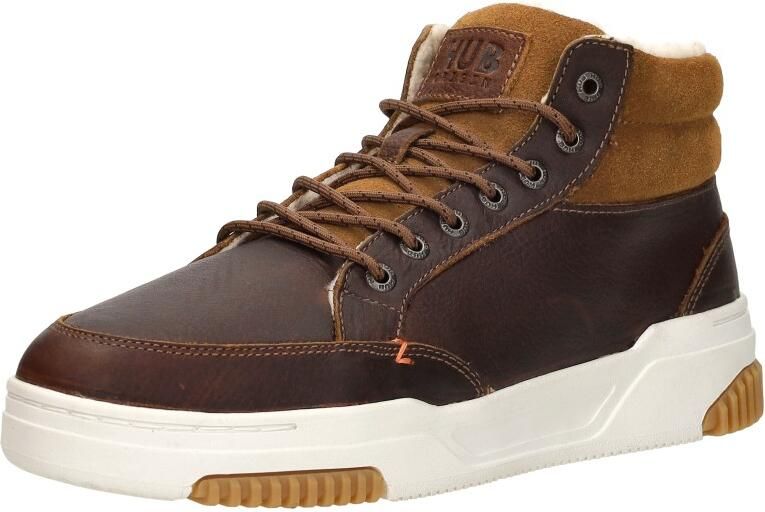 Hub Mark 2.1 Sneakers Heren Leren Sneaker Cognac - Foto 5