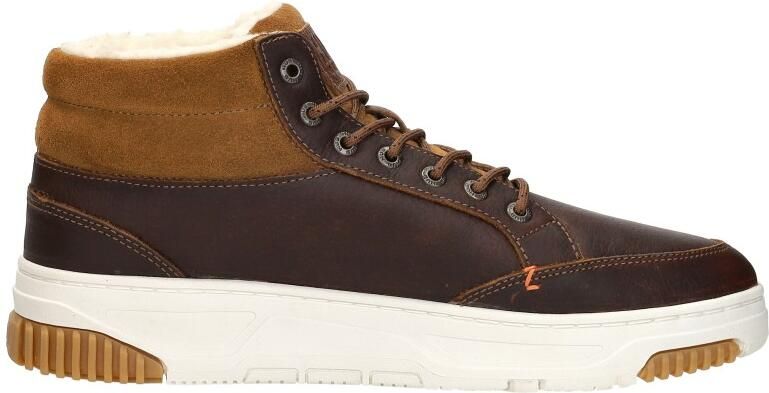 Hub Mark 2.1 Sneakers Heren Leren Sneaker Cognac - Foto 5