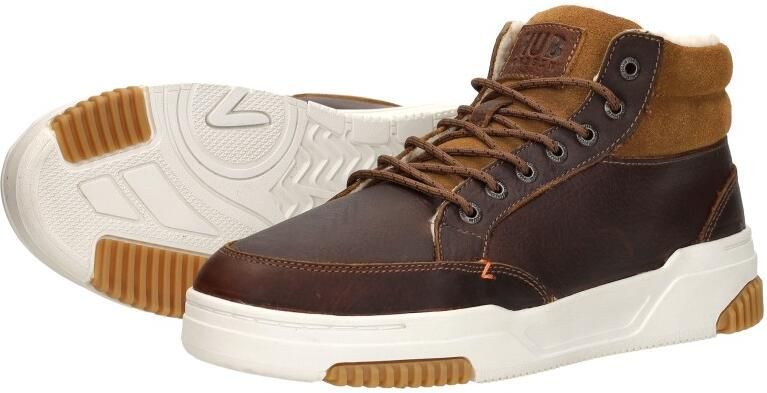 Hub Mark 2.1 Sneakers Heren Leren Sneaker Cognac - Foto 6
