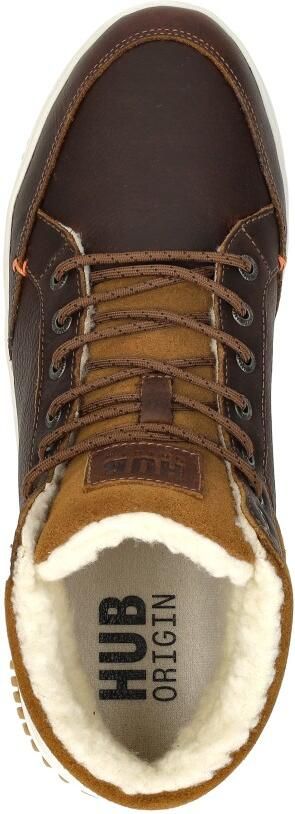 Hub Mark 2.1 Sneakers Heren Leren Sneaker Cognac - Foto 7