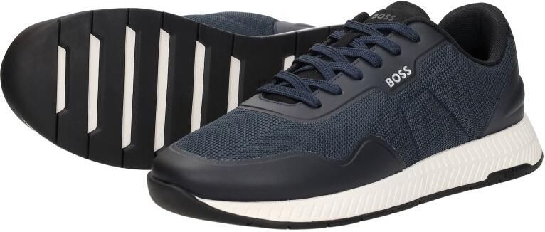 Hugo Boss Titanium Runn Sneakers Laag Blauw - Foto 6