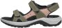 Imac Sandalen Plat Sandalen Plat Groen - Thumbnail 2