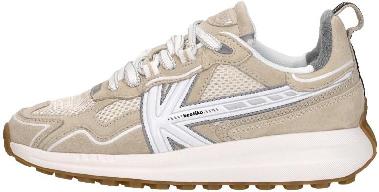 Kaotiko Detroit Tech Sneakers Laag Beige - Foto 3
