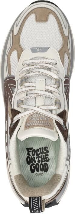 Kaotiko Vancouver Tech Sneakers Laag Gebroken wit - Foto 7