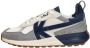 Kaotiko Vancouver Ivy chunky suède sneakers blauw multi - Thumbnail 2