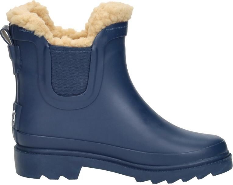 KEQ Chelsea Rainboots Fur Kinderlaarzen Blauw