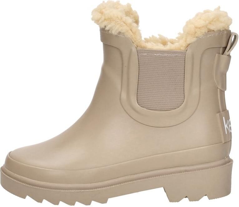 KEQ Chelsea Rainboots Fur Kinderlaarzen Beige - Foto 7