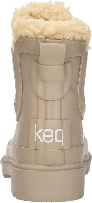 KEQ Chelsea Rainboots Fur Kinderlaarzen Beige - Foto 4