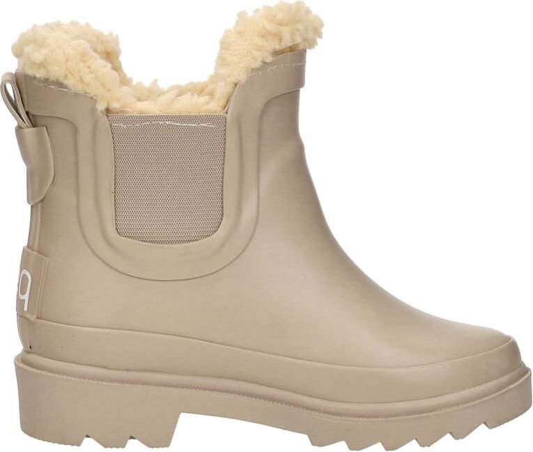 KEQ Chelsea Rainboots Fur Kinderlaarzen Beige