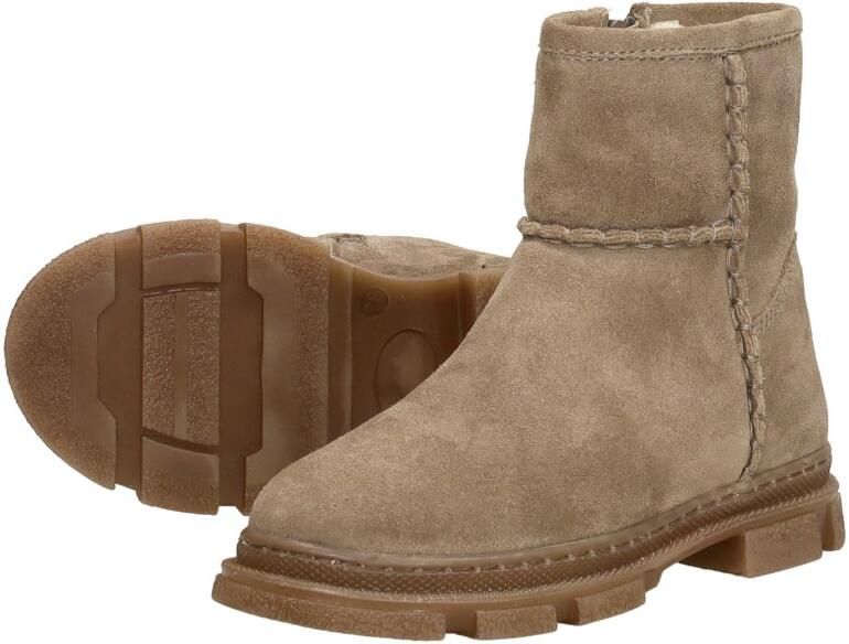 KEQ Enkellaarsjes taupe - Foto 4