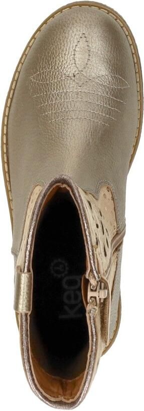 KEQ Enkellaarsjes goudkleur - Foto 7