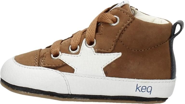 KEQ Jongens Baby schoentjes Jongens Baby schoentjes Cognac - Foto 2