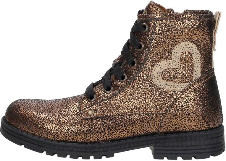 KEQ Veterschoen hoog Veterschoen hoog Brons - Foto 3