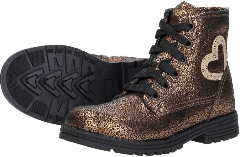 KEQ Veterschoen hoog Veterschoen hoog Brons - Foto 5