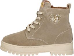 KEQ Veterschoen hoog Veterschoen hoog Beige