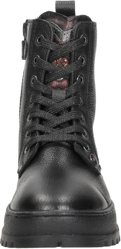 KEQ Veterschoen hoog Veterschoen hoog zwart - Foto 5