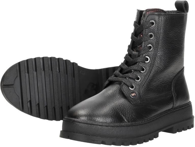 KEQ Veterschoen hoog Veterschoen hoog zwart - Foto 4