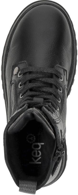 KEQ Veterschoen hoog Veterschoen hoog zwart - Foto 6