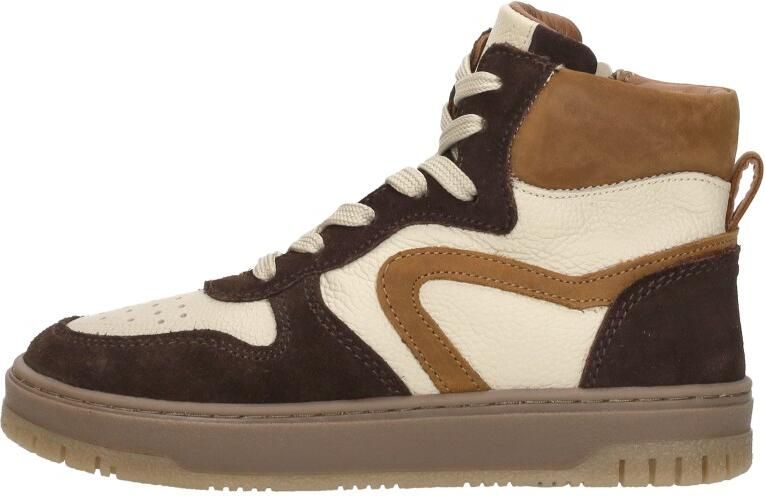 KEQ Veterschoenen Hoog Veterschoenen Hoog donkerbruin