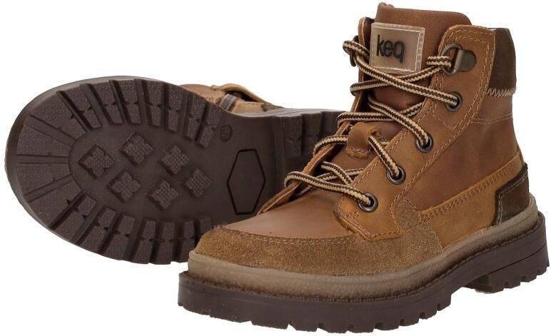Keq Enkellaarzen Veterschoenen Hoog - Foto 6