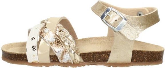 KEQ Meisjes sandalen Meiden Sandalen goudkleur