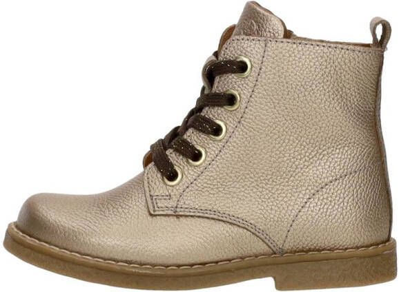 KEQ Veterschoen hoog Veterschoen hoog Goudkleur - Foto 3