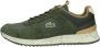 Lacoste De Coste Jogger 2.0 grn UIT WHT 744Sma00401X3 leer Groen Heren - Thumbnail 3