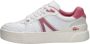 Lacoste Logo Sneaker Mat Leer Zijlabel In reliëf Vetersluiting White Dames - Thumbnail 9
