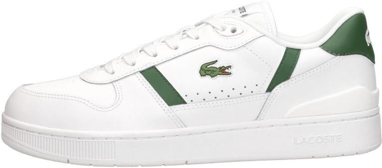 Lacoste T-CLIP SET 224 2 SMA WHT DK GRN Heren Sneakers wit-donkergroen - Foto 9