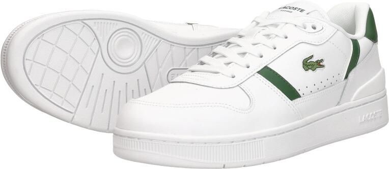 Lacoste T-CLIP SET 224 2 SMA WHT DK GRN Heren Sneakers wit-donkergroen - Foto 12