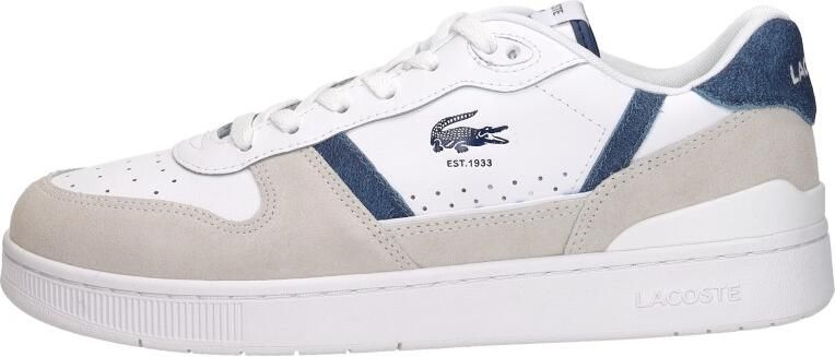 Lacoste T-CLIP SET 126 5 SMA WHT DK BLU Heren Sneakers wit-donkerblauw - Foto 2