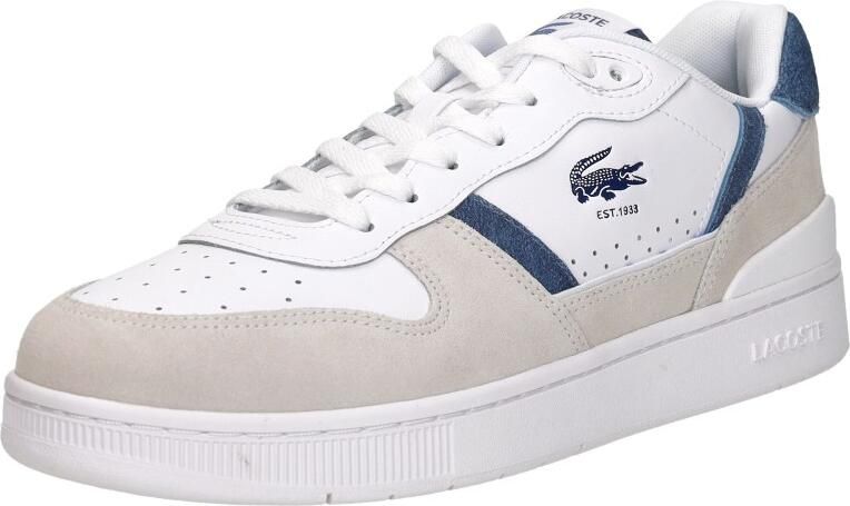 Lacoste T-CLIP SET 126 5 SMA WHT DK BLU Heren Sneakers wit-donkerblauw - Foto 5