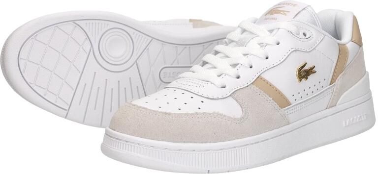 Lacoste T Clip Sneakers Laag Wit - Foto 6