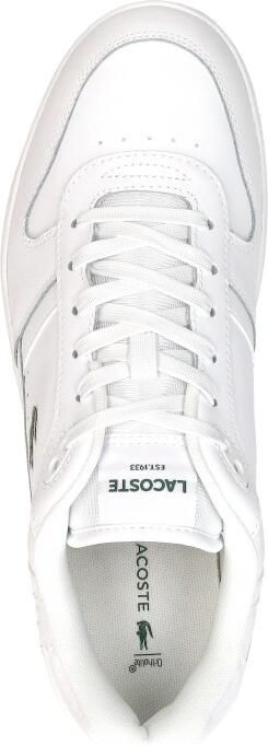 Lacoste T-clip Heren Schoenen Wit Maat: 42.5 Leer Foot Locker - Foto 13