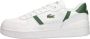 Lacoste T-clip Heren Schoenen Wit Maat: 40.5 Leer Foot Locker - Thumbnail 3