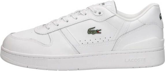 Lacoste T-clip Heren Schoenen Wit Maat: 40.5 Leer Foot Locker - Foto 7