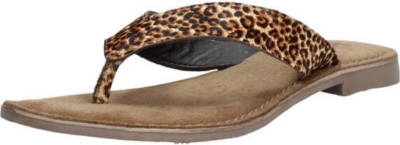 Lazamani Dames slippers Teenslippers cognac - Foto 7