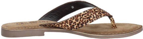 Lazamani Dames slippers Teenslippers cognac - Foto 6