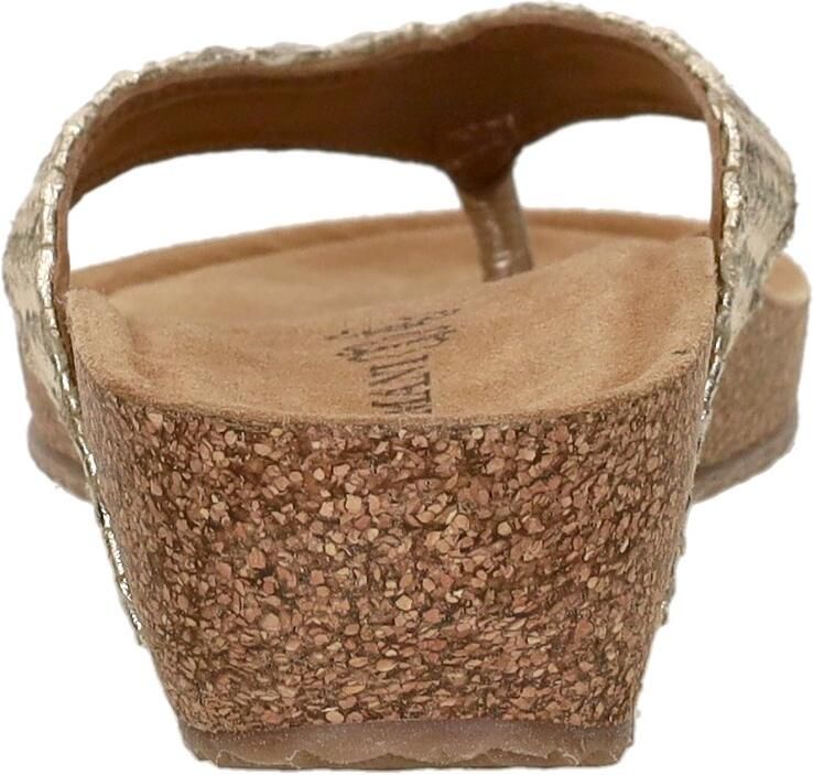 Laza i Leia Tjoe Wedge Slippers Goud - Foto 7
