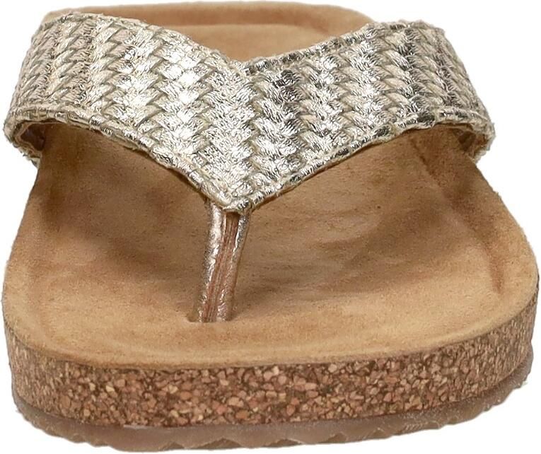Laza i Leia Tjoe Wedge Slippers Goud - Foto 8