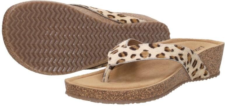 Lazamani Leia Dames Teenslippers Leopard - Foto 5